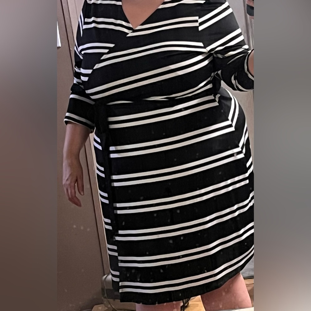Warp Dress 3XL Black and White NWT